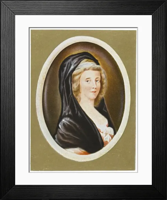 Framed Print : Josepha H Fuger / Miniatur Framed Print : Josepha H Fuger / Miniatur