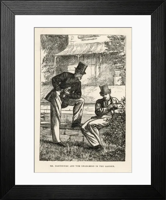Framed Print : Harthouse & Gradgrind Framed Print : Harthouse & Gradgrind