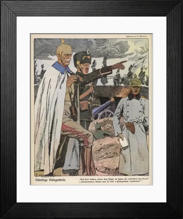 Framed Print : German Officers / 1914 Framed Print : German Officers / 1914