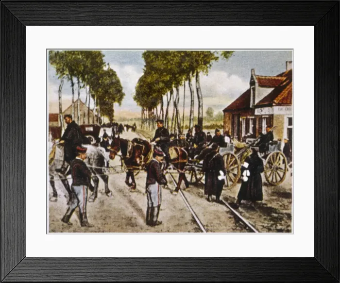 Framed Print : Wwi / Antwerp Evacuated Framed Print : Wwi / Antwerp Evacuated