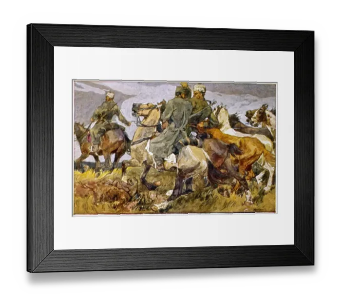 Framed Print : Wwi / Weber & Cossacks Framed Print : Wwi / Weber & Cossacks