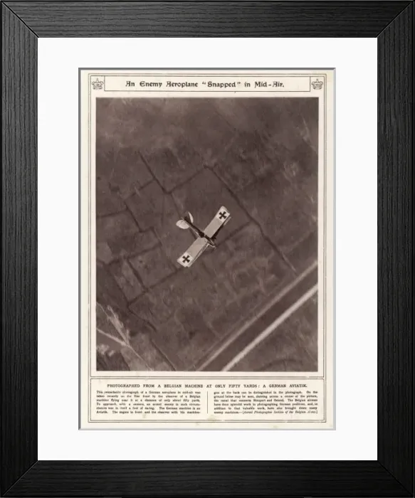 Framed Print : German Aviatik 1916 Framed Print : German Aviatik 1916