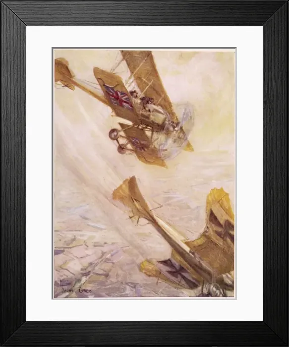 Framed Print : Avro Attacks German Framed Print : Avro Attacks German