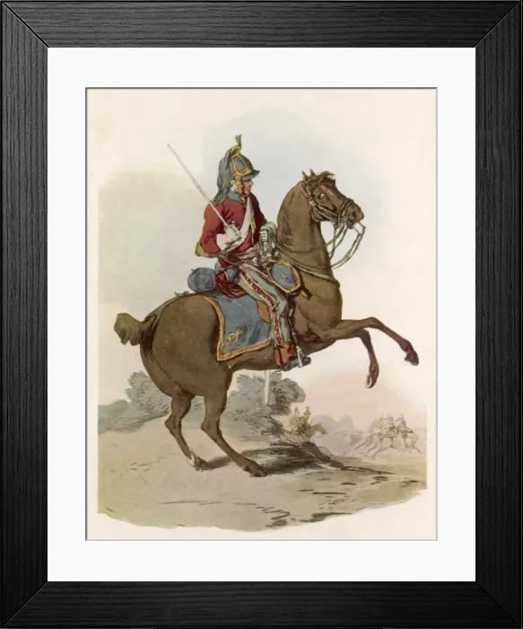Framed Print : British Dragoon 1815 Framed Print : British Dragoon 1815
