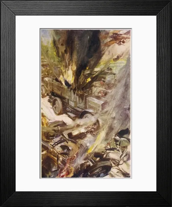 Framed Print : Pilot Destroys Truck Framed Print : Pilot Destroys Truck
