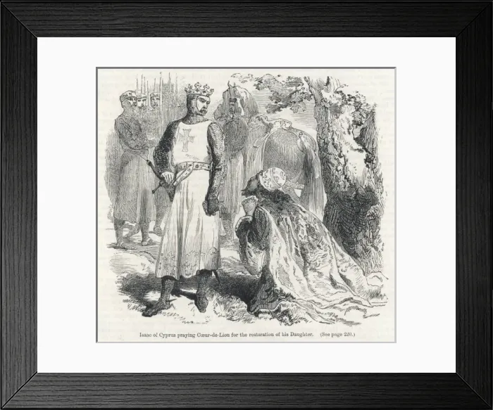 Framed Print : Richard 1 & Isaac / Cyprus Framed Print : Richard 1 & Isaac / Cyprus