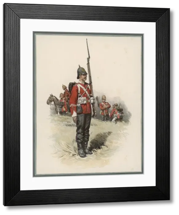 Framed Print : S Wales Bordrers 1887 Framed Print : S Wales Bordrers 1887