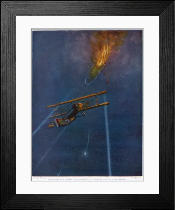 Framed Print : Robinson Downs 1st Zep Framed Print : Robinson Downs 1st Zep