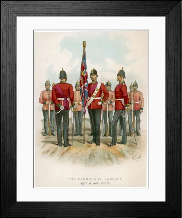 Framed Print : Connaught Rangers 1896 Framed Print : Connaught Rangers 1896