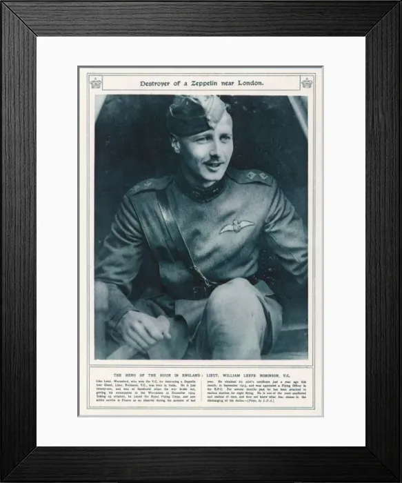 Framed Print : Lt. William Robinson Framed Print : Lt. William Robinson