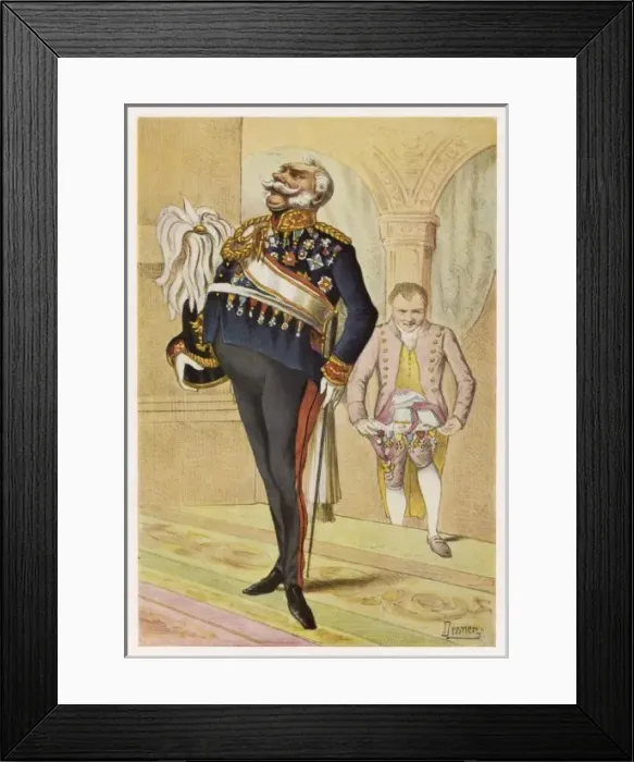 Framed Print : Prussian General / Draner Framed Print : Prussian General / Draner