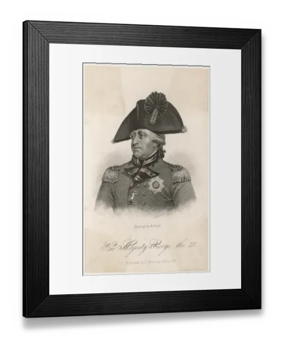 Framed Print : George Iii / R Page Eng Framed Print : George Iii / R Page Eng