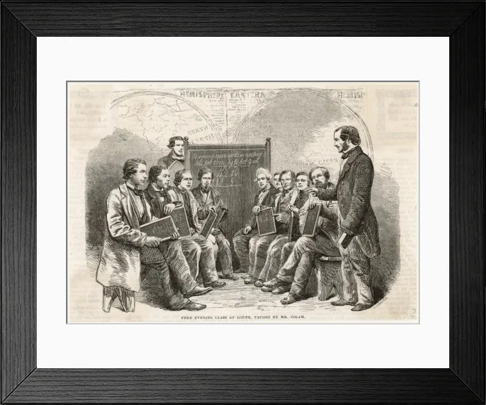 Framed Print : Adult Evening Class Framed Print : Adult Evening Class