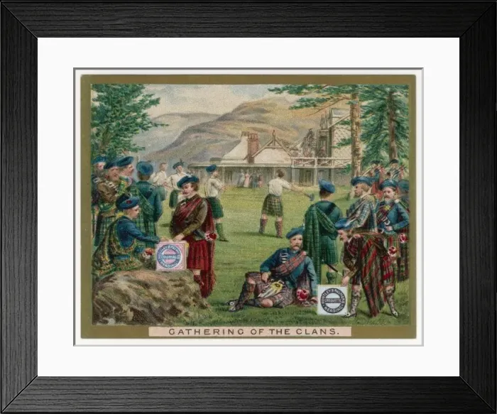 Framed Print : Huntley Clans 1890 Framed Print : Huntley Clans 1890