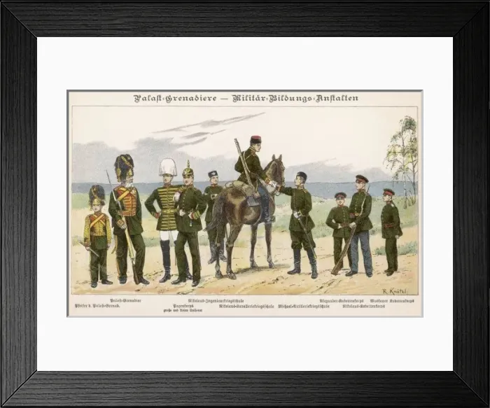 Framed Print : Russian Guards & Cadets Framed Print : Russian Guards & Cadets