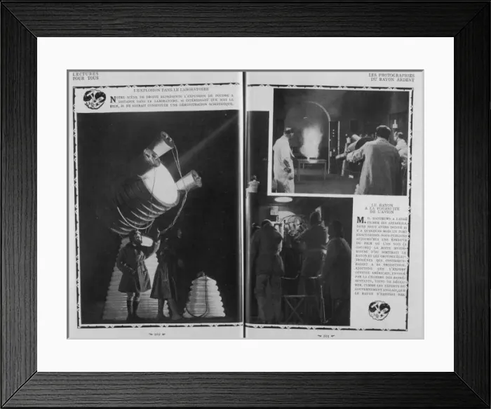 Framed Print : Death Ray Demonstration Framed Print : Death Ray Demonstration