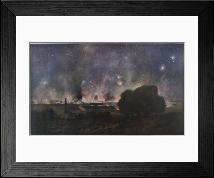 Framed Print : 1915 / Arras Bombarded Framed Print : 1915 / Arras Bombarded
