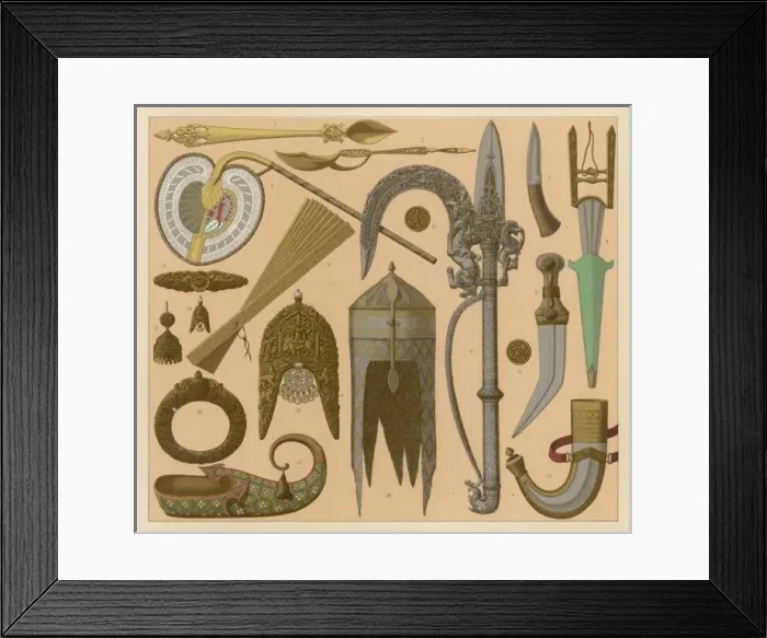 Framed Print : Weapons & Artefacts Framed Print : Weapons & Artefacts