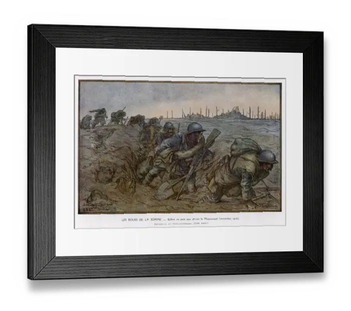 Framed Print : 1916 / Somme / Maisonette Framed Print : 1916 / Somme / Maisonette