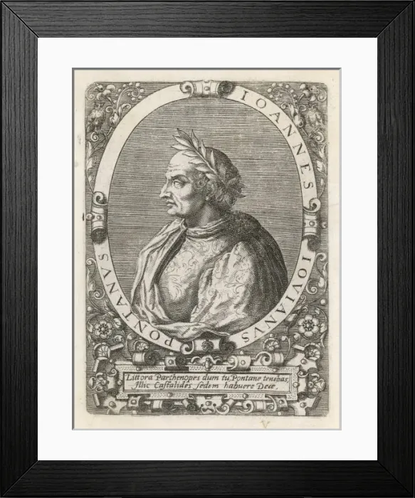 Framed Print : Giovanni Pontano Framed Print : Giovanni Pontano