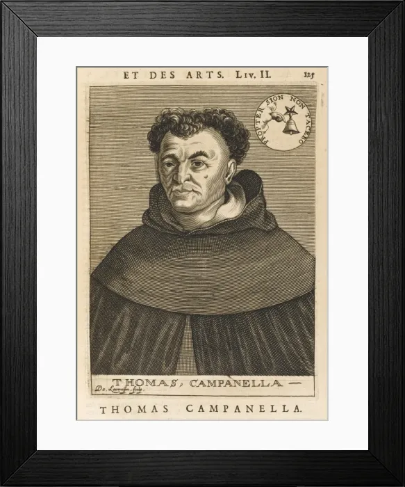 Framed Print : Tommaso Campanella Framed Print : Tommaso Campanella