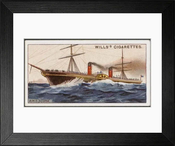Framed Print : SCOTIA CUNARDER Framed Print : SCOTIA CUNARDER