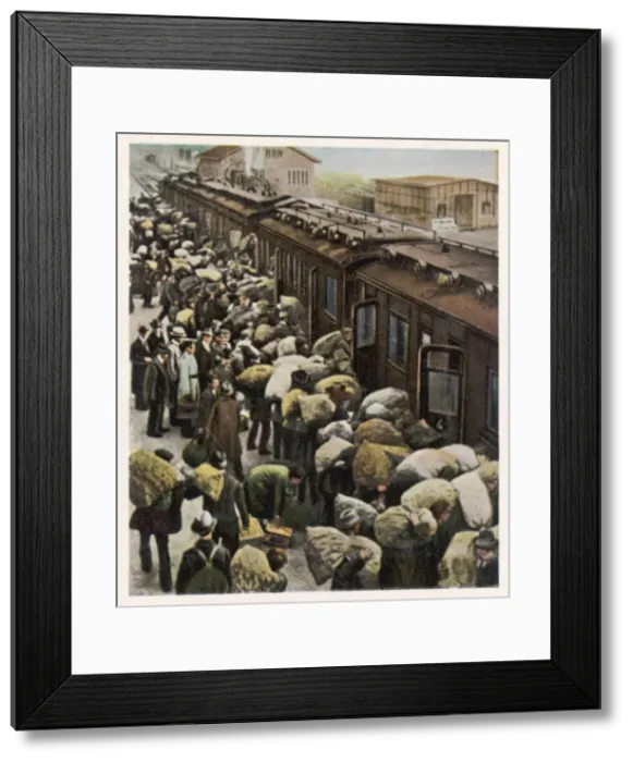Framed Print : Germany / Shortage / 1922 Framed Print : Germany / Shortage / 1922