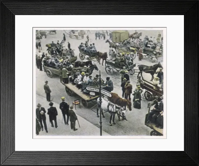 Framed Print : Germany / General Strike Framed Print : Germany / General Strike