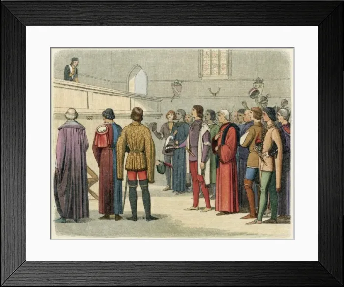 Framed Print : Richard III & Buckingham Framed Print : Richard III & Buckingham