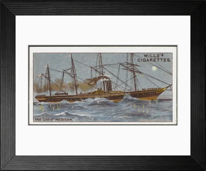 Framed Print : GREAT WESTERN STEAMER Framed Print : GREAT WESTERN STEAMER