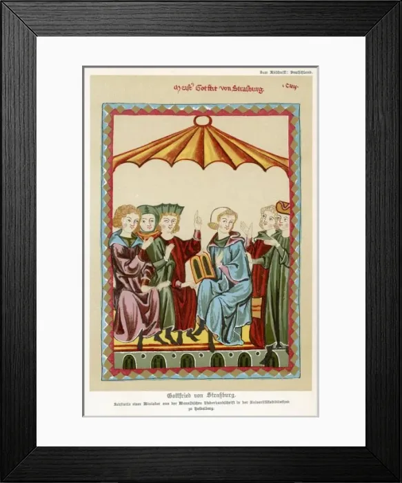 Framed Print : Gottfried Von Strasburg Framed Print : Gottfried Von Strasburg