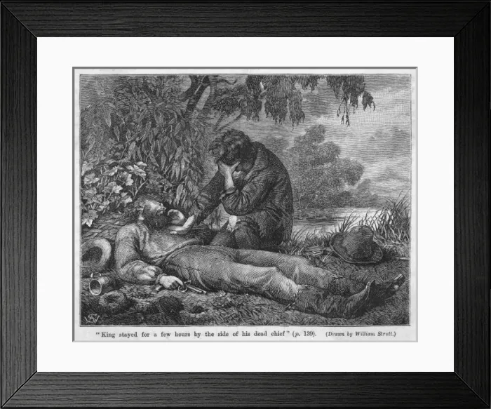Framed Print : Burke & Wills / King Framed Print : Burke & Wills / King
