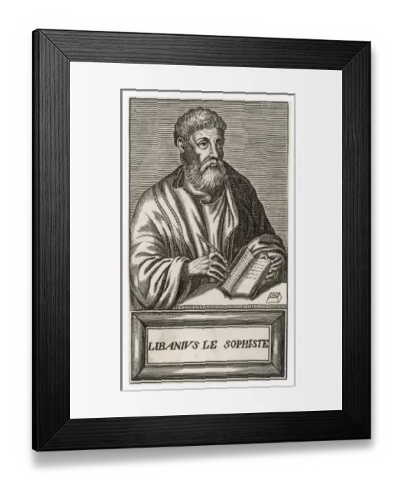 Framed Print : Libanius / Sophist / Anon En Framed Print : Libanius / Sophist / Anon En