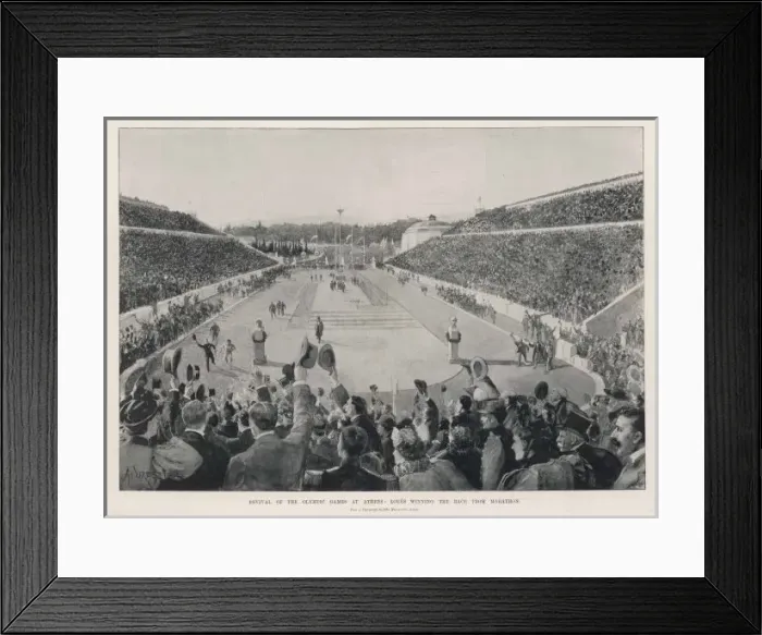 Framed Print : Olympics / 1896 Loues Framed Print : Olympics / 1896 Loues