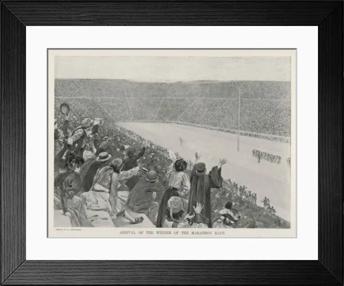Framed Print : Olympics / 1896 Marathon Framed Print : Olympics / 1896 Marathon