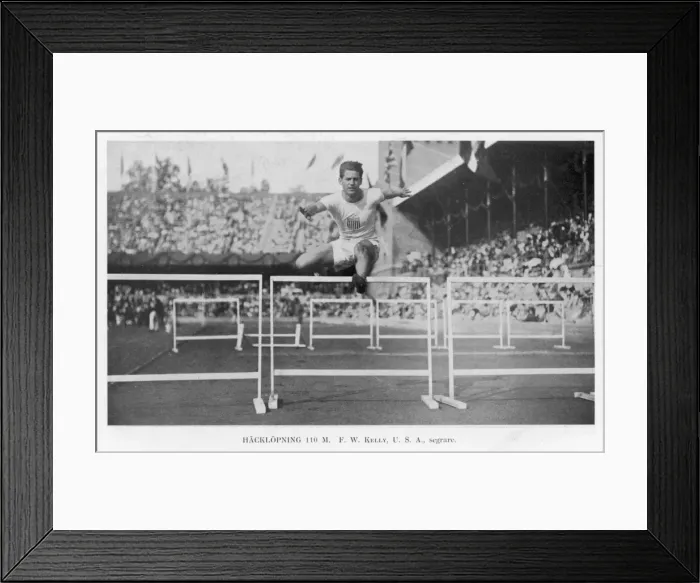 Framed Print : Olympics / 1912 / Hurdles Framed Print : Olympics / 1912 / Hurdles