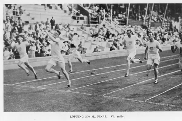 OLYMPICS  /  1912  /  200M FINAL