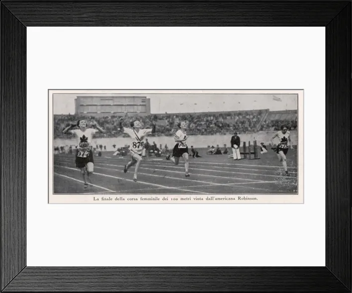 Framed Print : OLYMPICS / 1928 / WOMEN 100M Framed Print : OLYMPICS / 1928 / WOMEN 100M