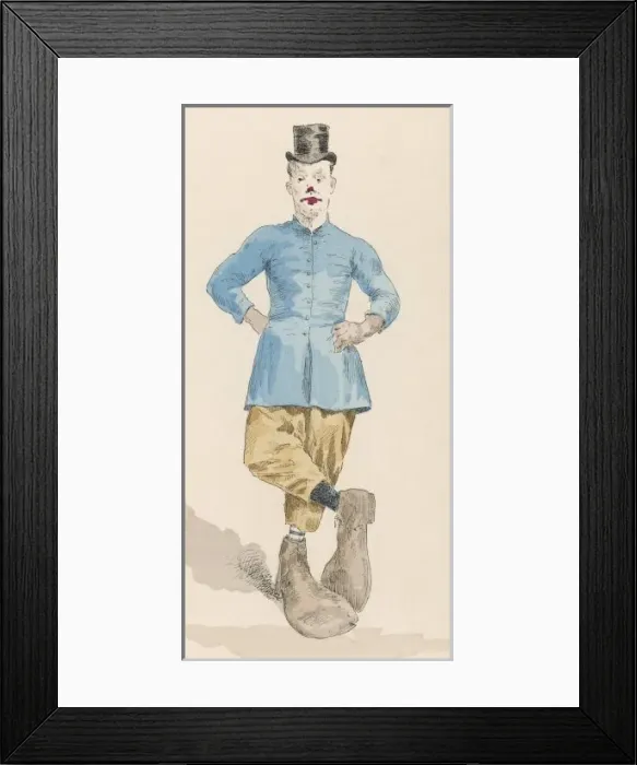 Framed Print : Garnier / Circus Clown Framed Print : Garnier / Circus Clown