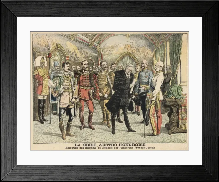 Framed Print : Hungarians & Franz Josef Framed Print : Hungarians & Franz Josef