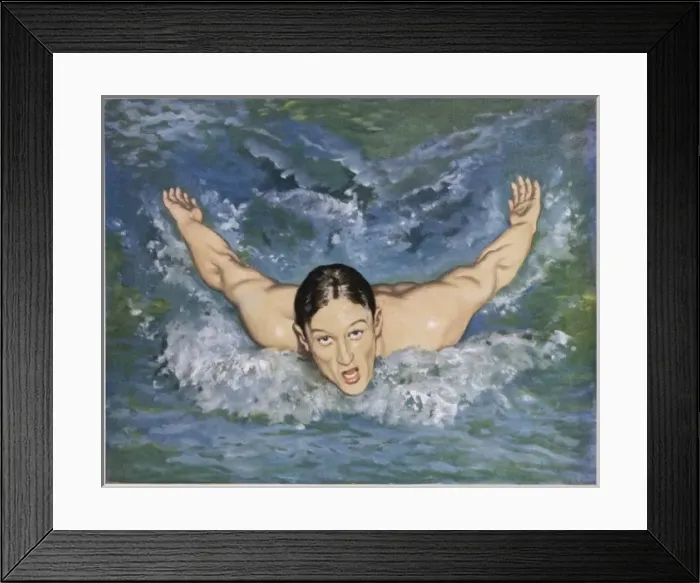 Framed Print : Olympics / 1948 / Swimming Framed Print : Olympics / 1948 / Swimming
