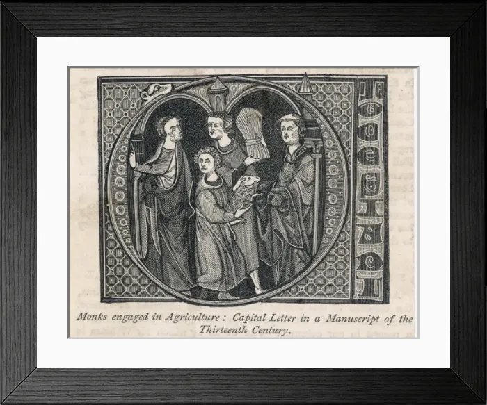 Framed Print : Agricultural Monks Framed Print : Agricultural Monks
