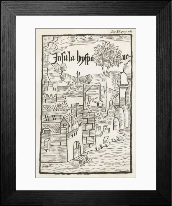 Framed Print : Columbus / San Domingo Framed Print : Columbus / San Domingo
