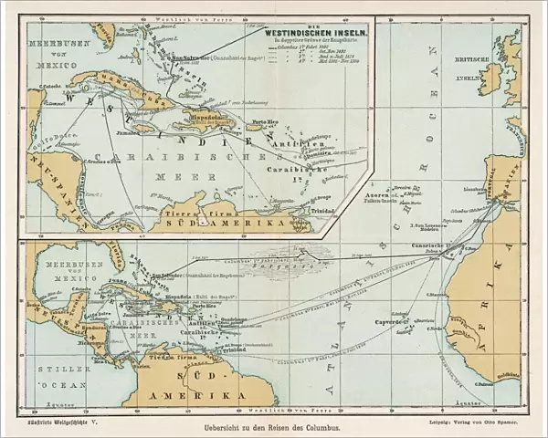 Columbus  /  Voyage Map