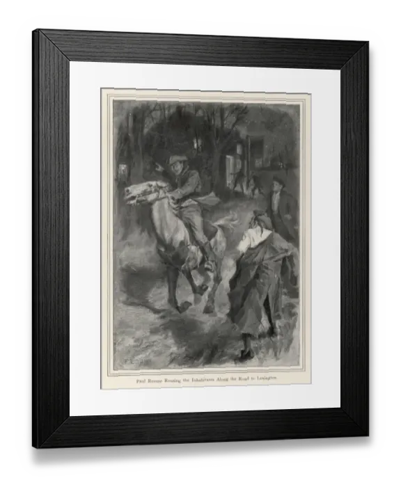 Framed Print : Paul Reveres Ride Framed Print : Paul Reveres Ride
