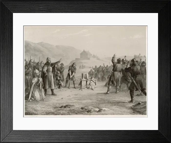 Framed Print : Olav II Converts People Framed Print : Olav II Converts People