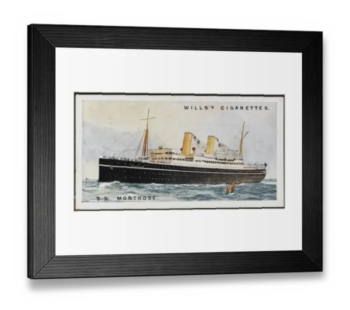 Framed Print : STEAMSHIP MONTROSE Framed Print : STEAMSHIP MONTROSE