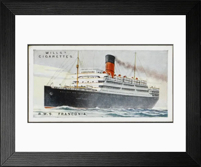 Framed Print : STEAMSHIP FRANCONIA Framed Print : STEAMSHIP FRANCONIA