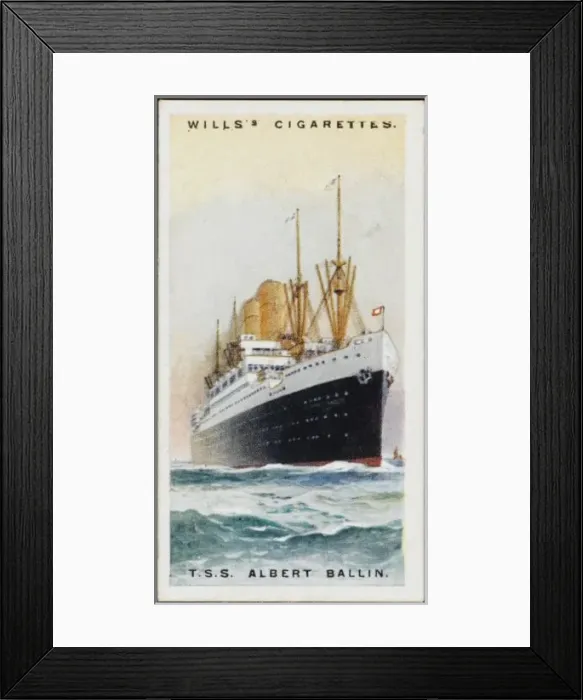 Framed Print : Steamship Albert Ballin Framed Print : Steamship Albert Ballin