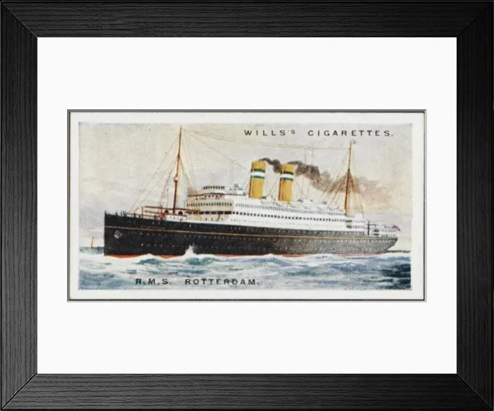 Framed Print : STEAMSHIP ROTTERDAM Framed Print : STEAMSHIP ROTTERDAM